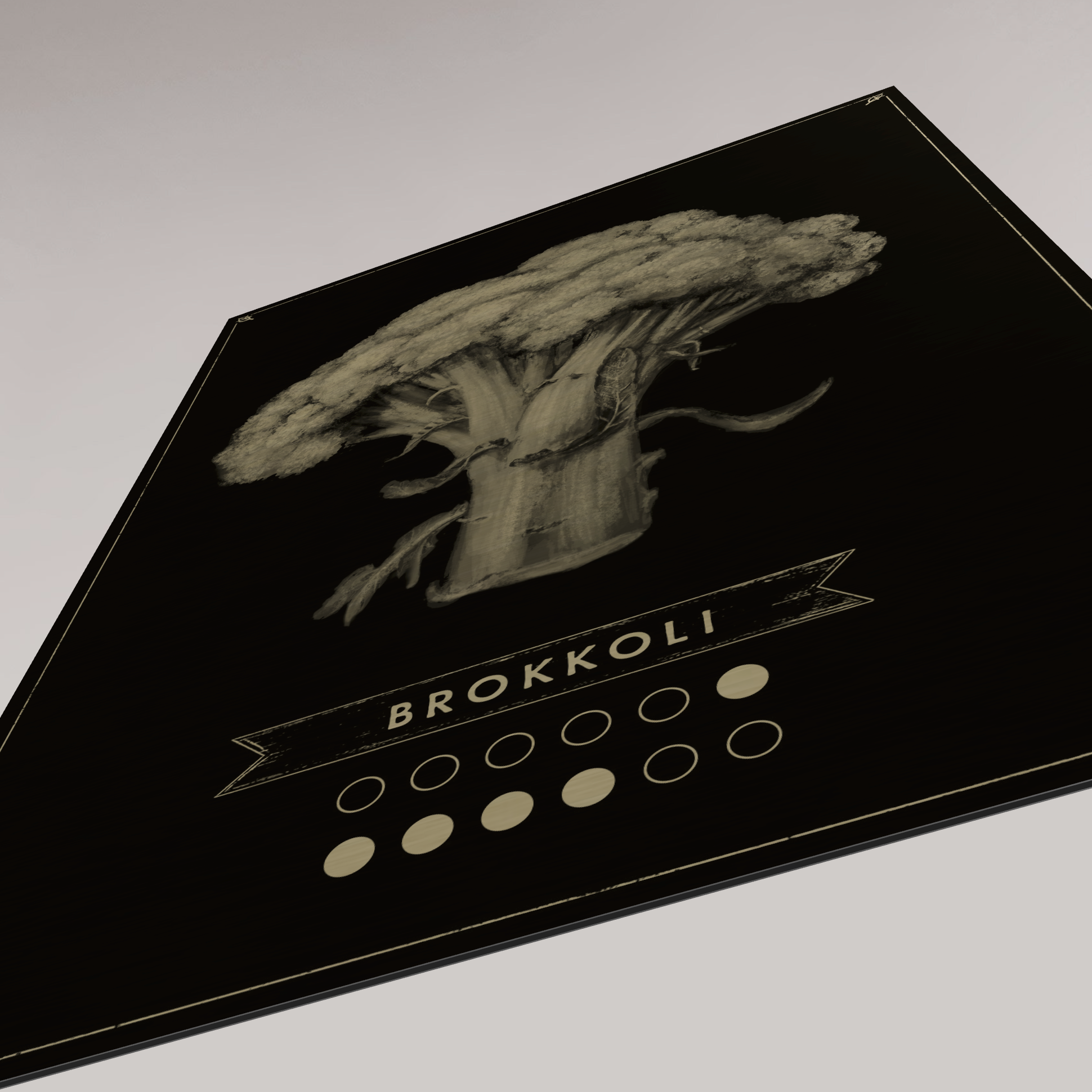 DER BROKKOLI – LIMITED EDITION SOMMER in Gold